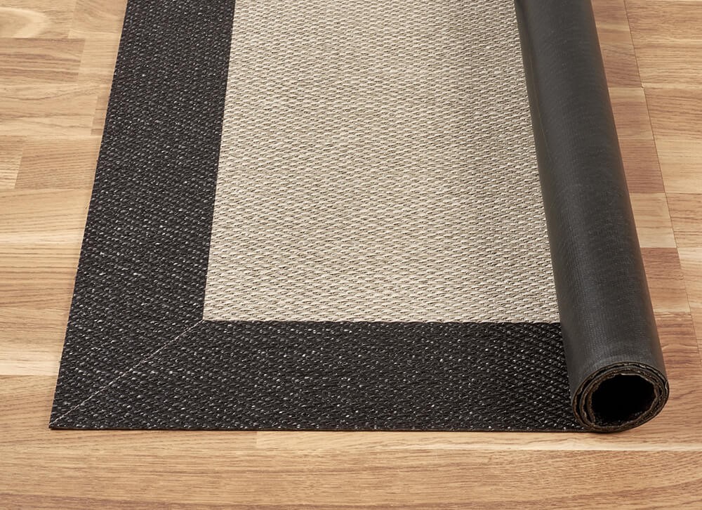 tapis avec bordure, tapis vinyl